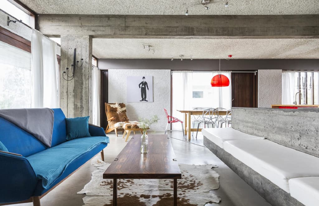 Brutalist house by Iceland’s first female architect hits the market
