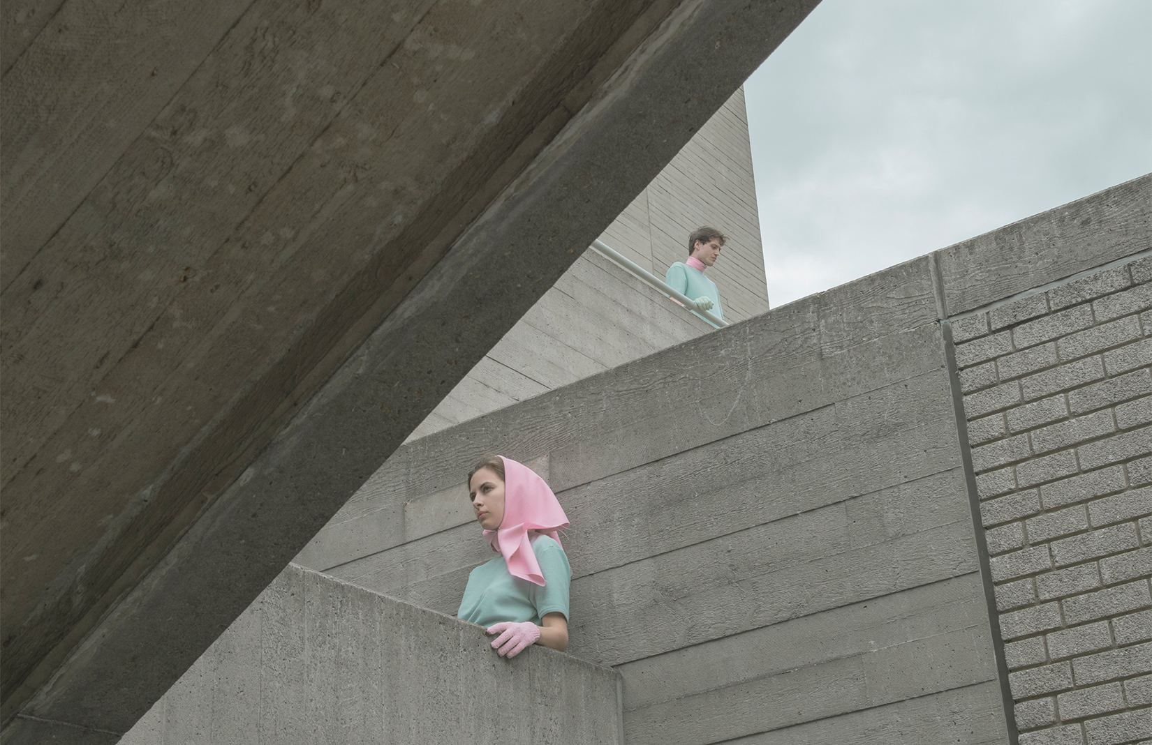 Concrete is given a Wes Anderson spin by photographer Marietta Varga