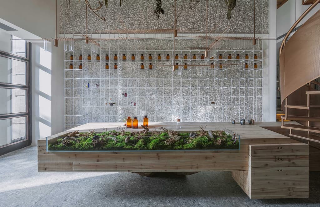 This Taiwan pharmacy takes design cues from DNA