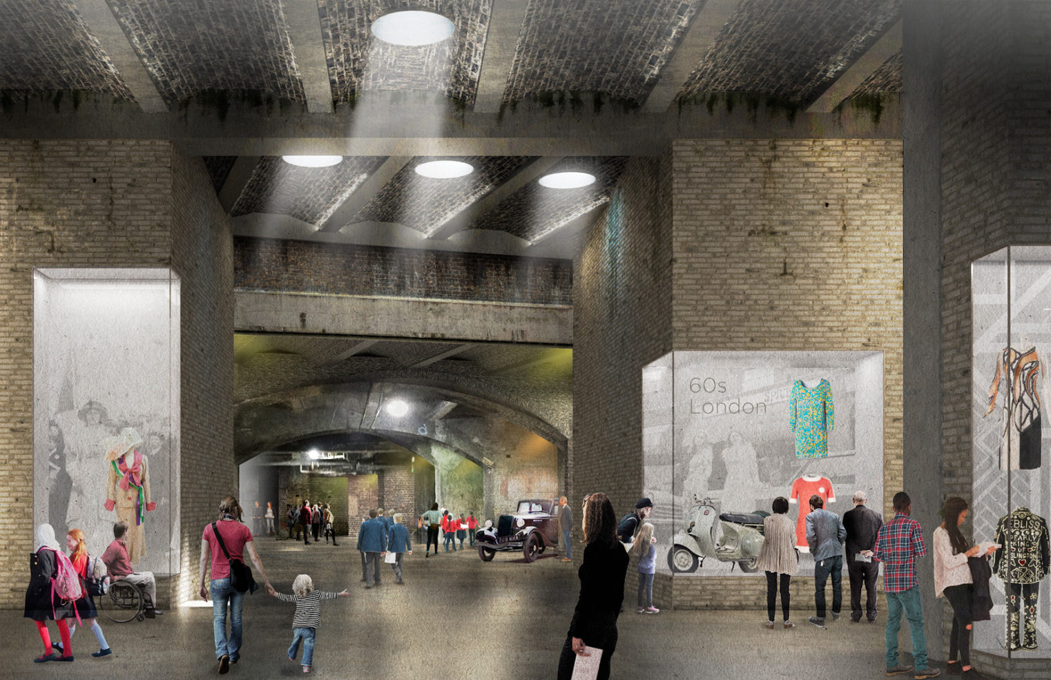 Visualisation of the new Museum of London Galleries. Courtesy of Stanton Williams