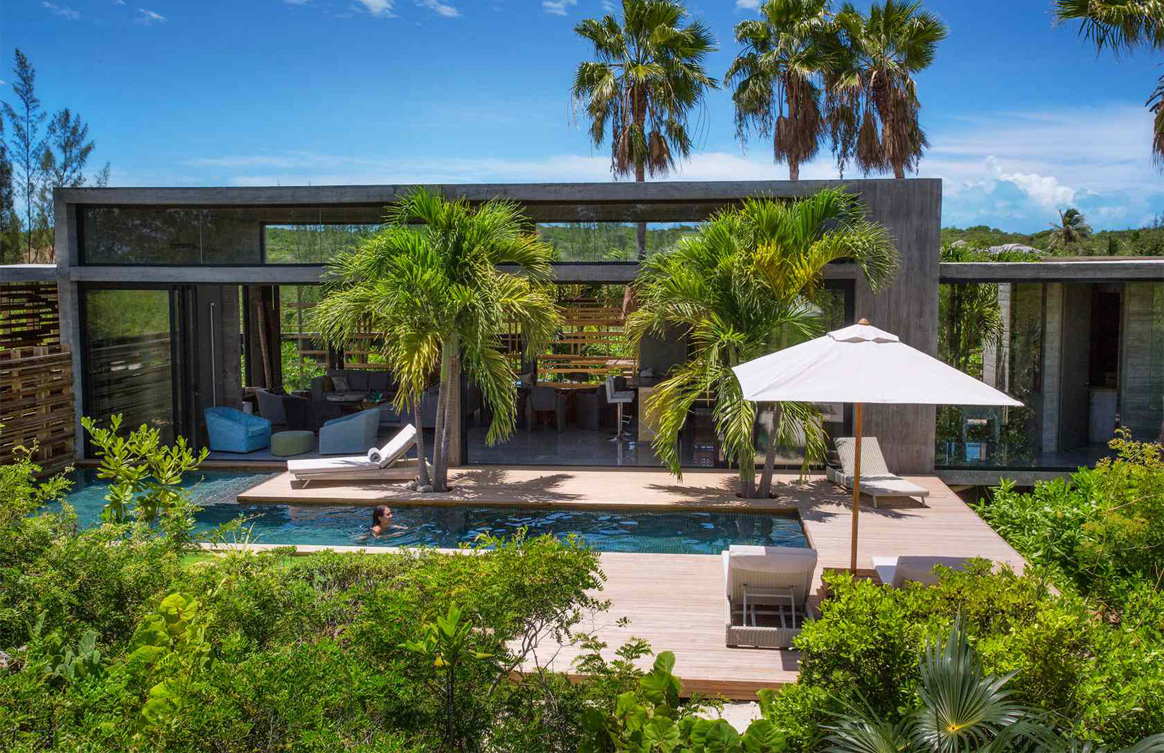Holiday home of the week: a concrete villa in the Turks and Caicos Islands