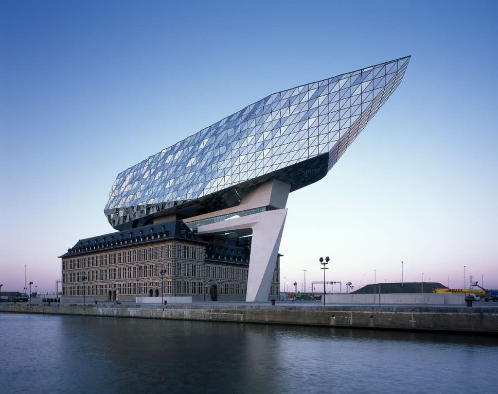 London's Design Museum 2017 Beazley Designs Nominee: Port House, Antwerp, Belgium, by Zaha Hadid Architects