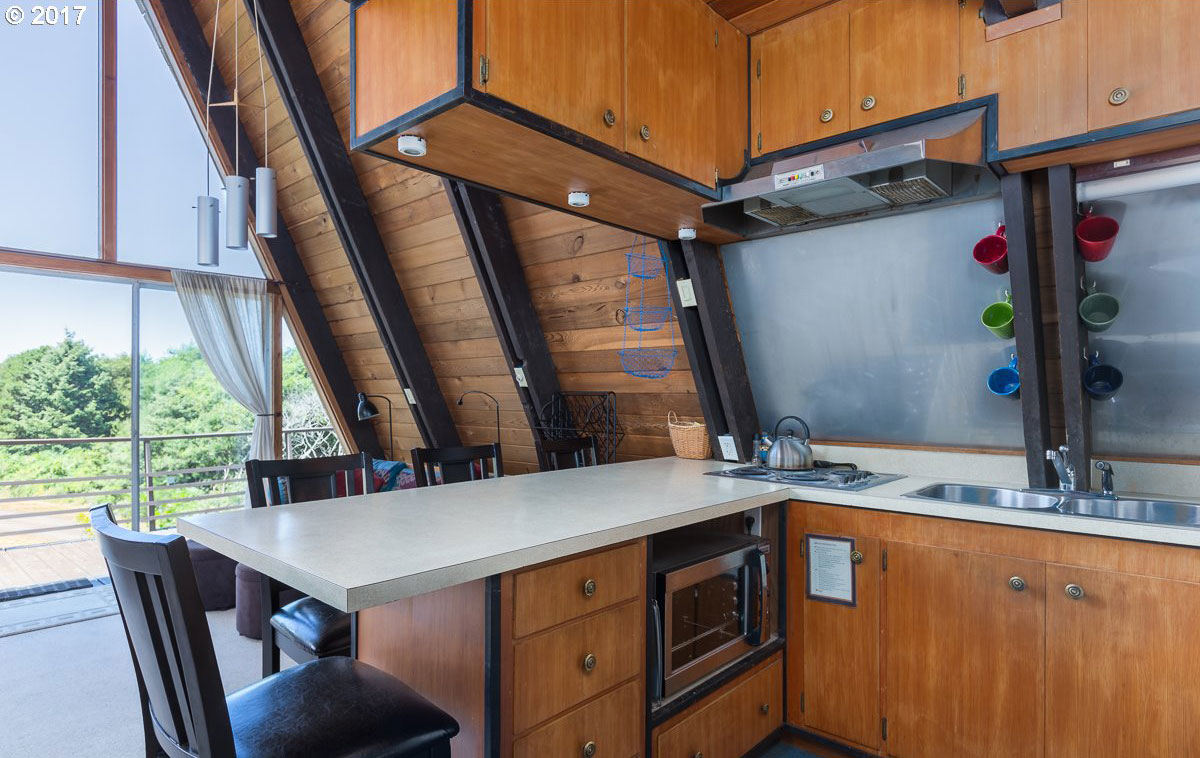 Classic A Frame Beach Cabin Hits The Market In Oregon For 315k