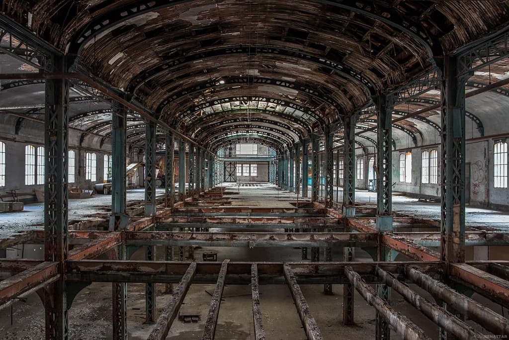 Lost factories series by Ilan Benettar. Abandoned factories