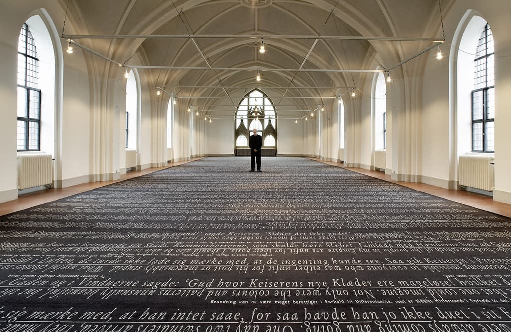 nikolaj kunsthal art gallery in a former church