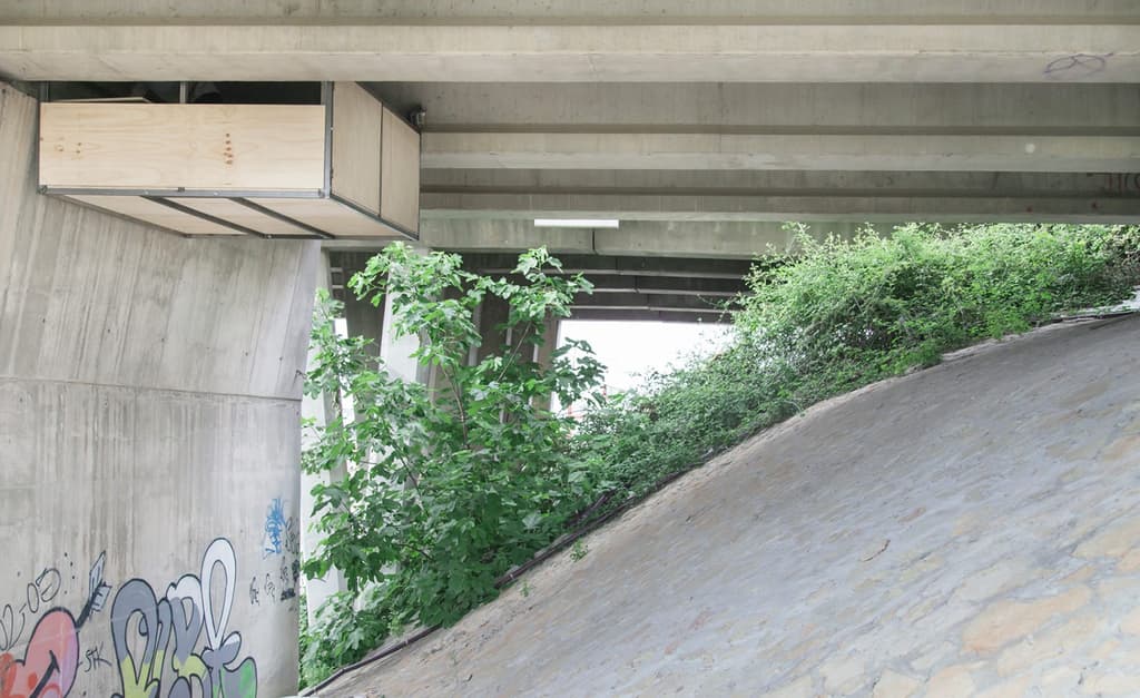 Studio under a bridge in Valencia