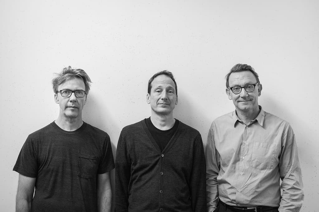 Caruso St John and Marcus Taylor, curators of the 2018 British Pavilion. Photography: Lucia Scerancova (c) British Council