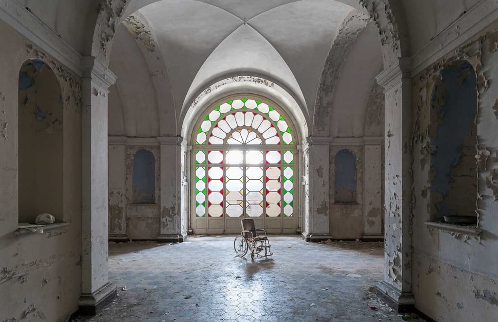 Forgotten spaces: abandoned medical centres captured by Ilan Benattar
