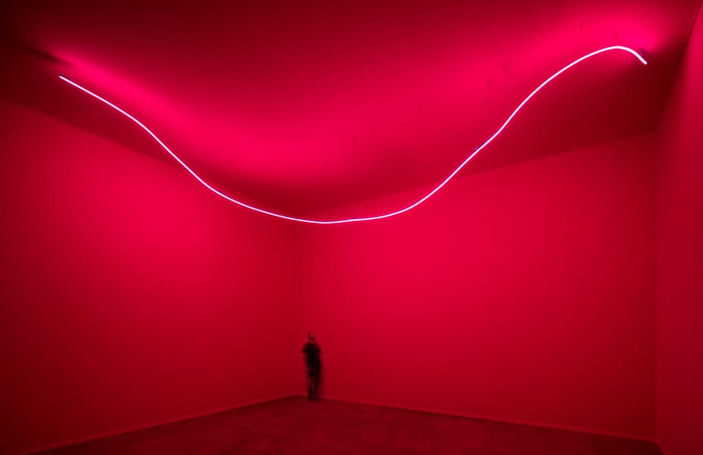 Walk through Lucio Fontana’s neon artworks in Milan’s HangarBicocca