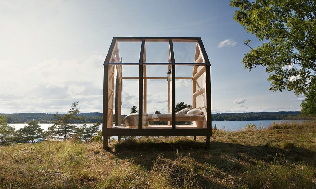 Swedish glass cabin