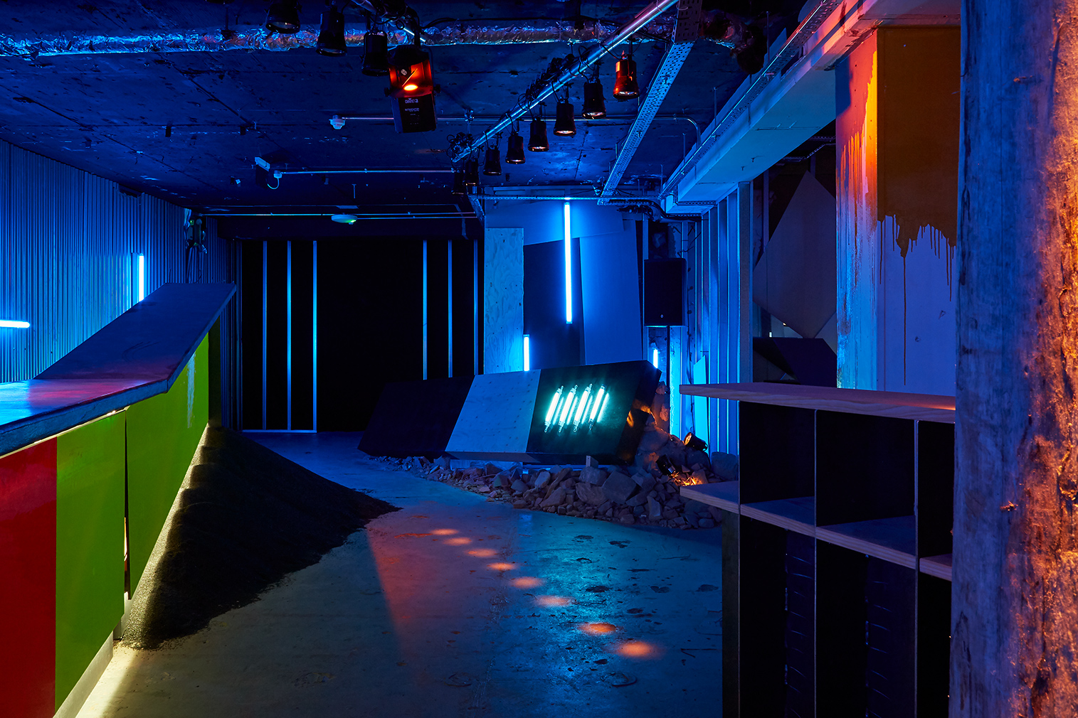 9 fashion designers inspired by architecture: Virgil Abloh. Pictured is his 'Ruin' nightclub installation