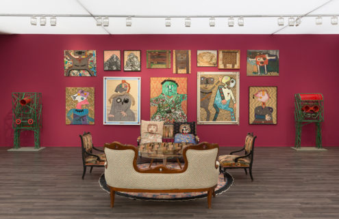 Artist Enrico Baj’s home is recreated at Frieze Masters