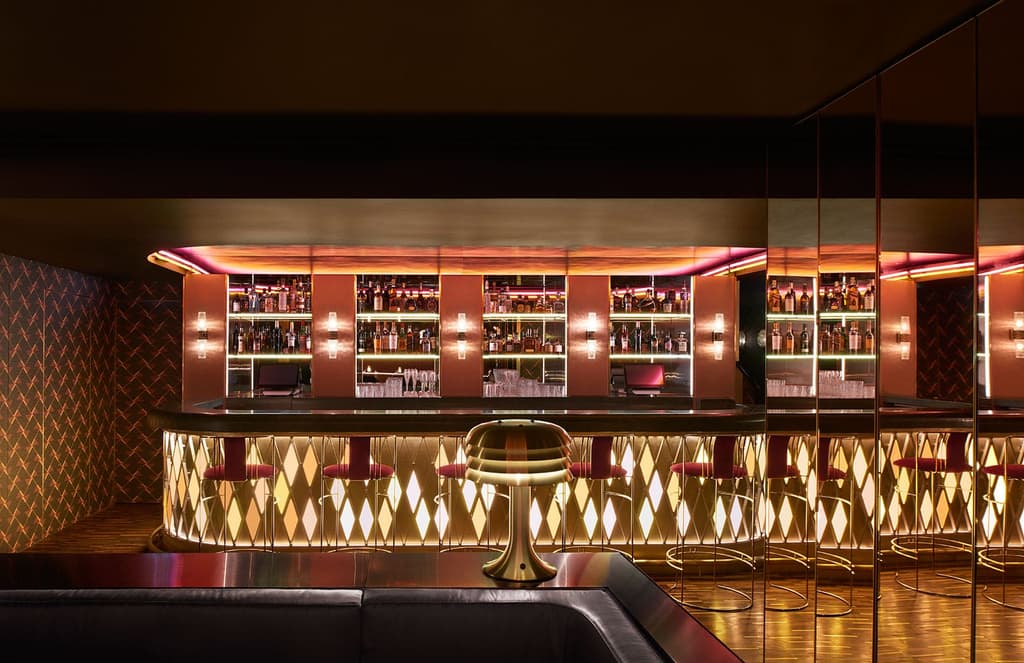 Leo's supperclub at The Arts Club in London, designed by Dimore Studio