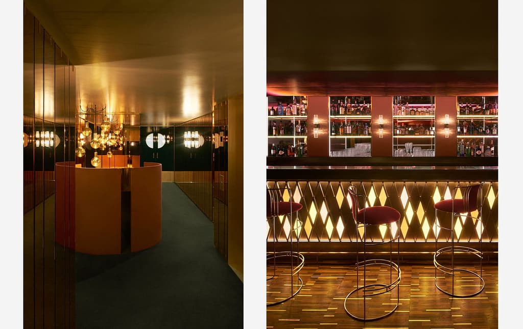 Leo's supperclub at The Arts Club in London, designed by Dimore Studio