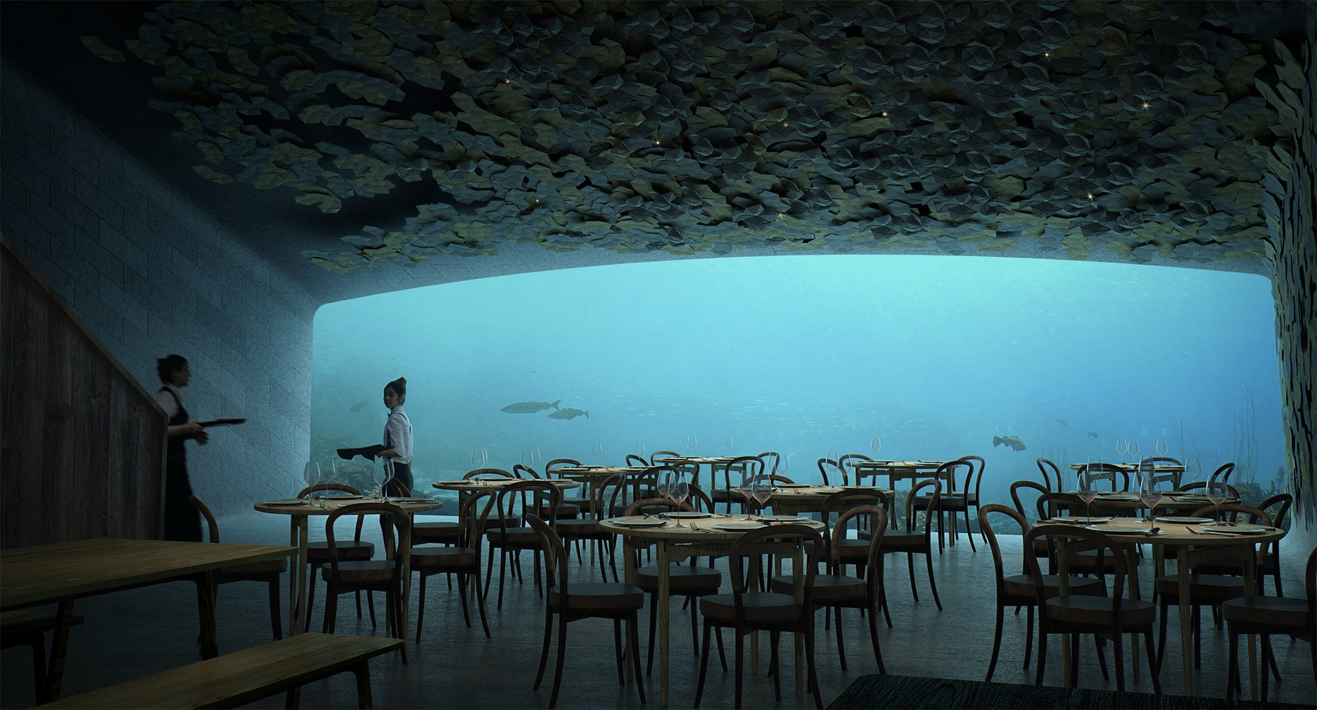 Snøhetta underwater restaurant in Norway