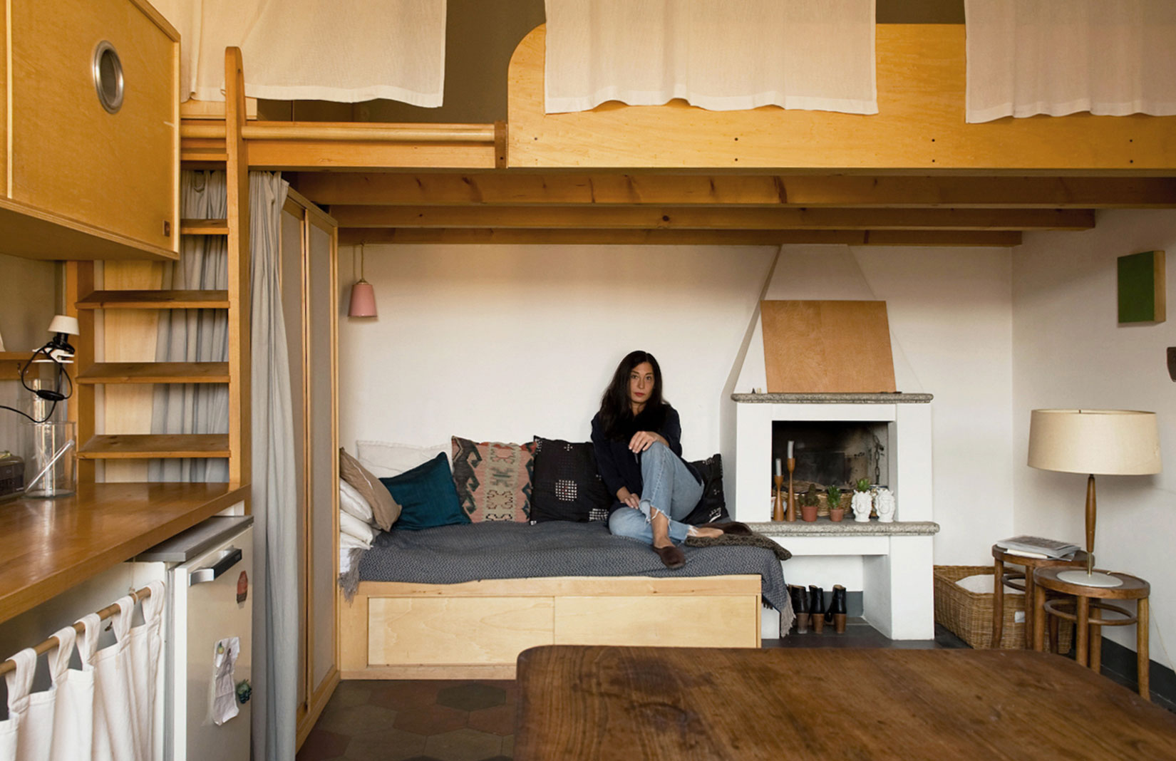 Andrea Wyner's micro home in Milan