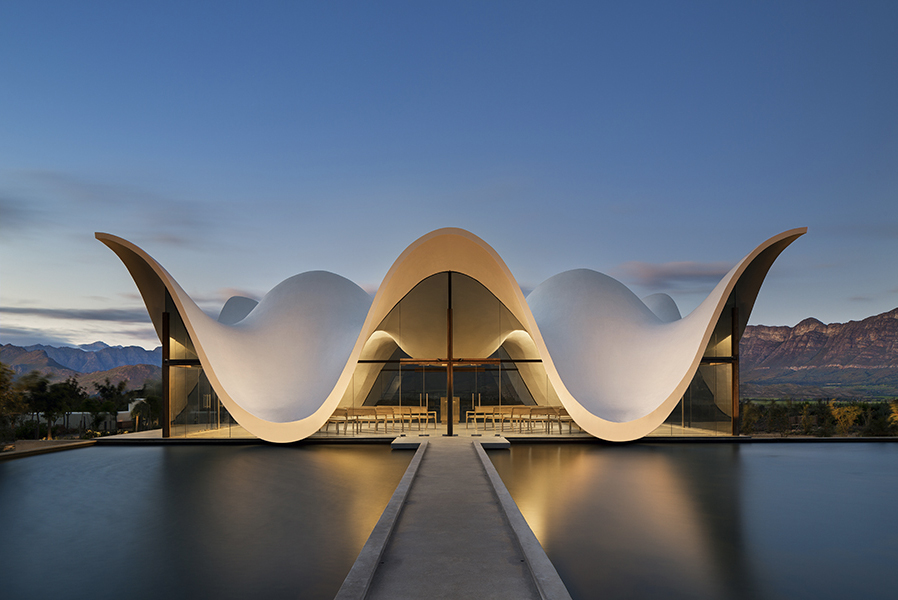 Architectural Photography Awards runner up 2017: Adam Letch. Project: A recently completed chapel built on Bosses farm in Ceres, Cape Town by Steyn Studio