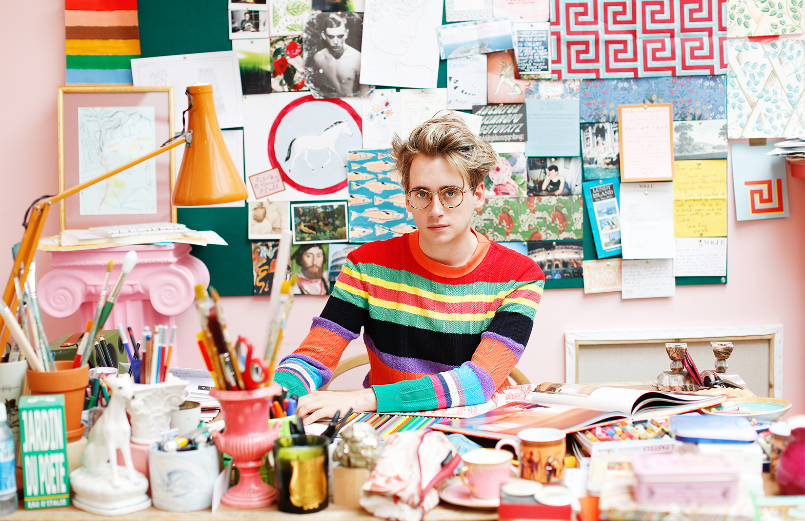 Maximalist designer Luke Edward Hall