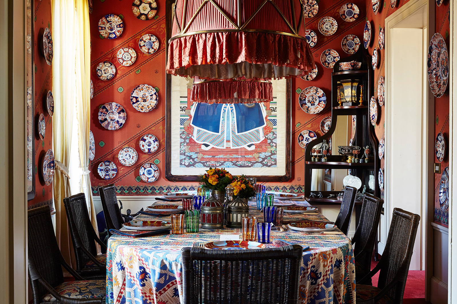 Cabana Magazine founder Martina Mondadori's dining room