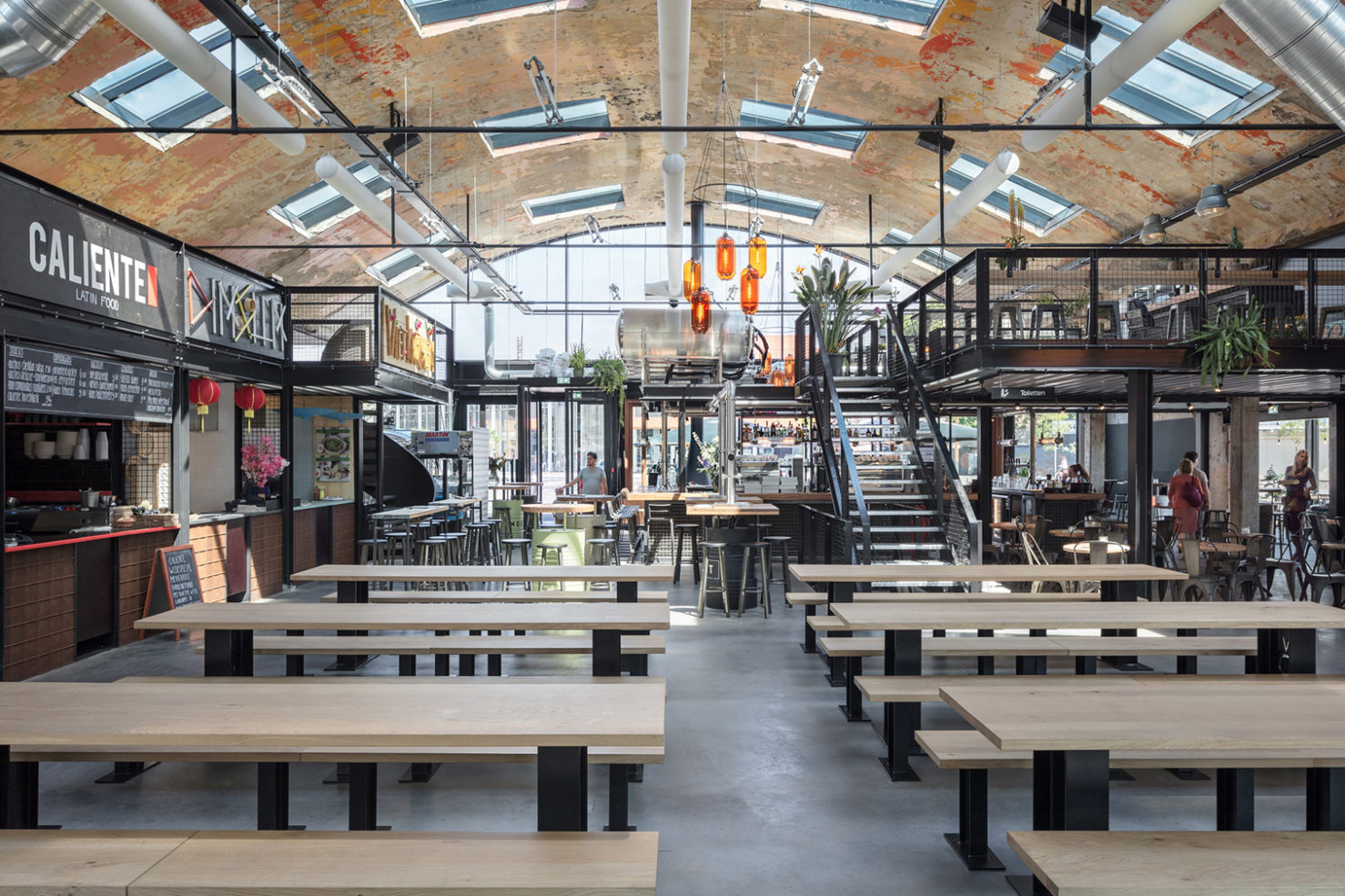 Adaptive reuse project, Mout Foodhall in The Netherlands