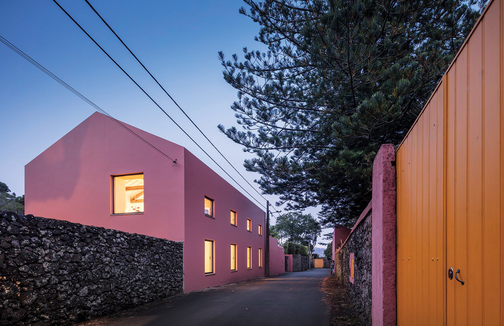 Pink House in the Azores by Mezzo Atelier