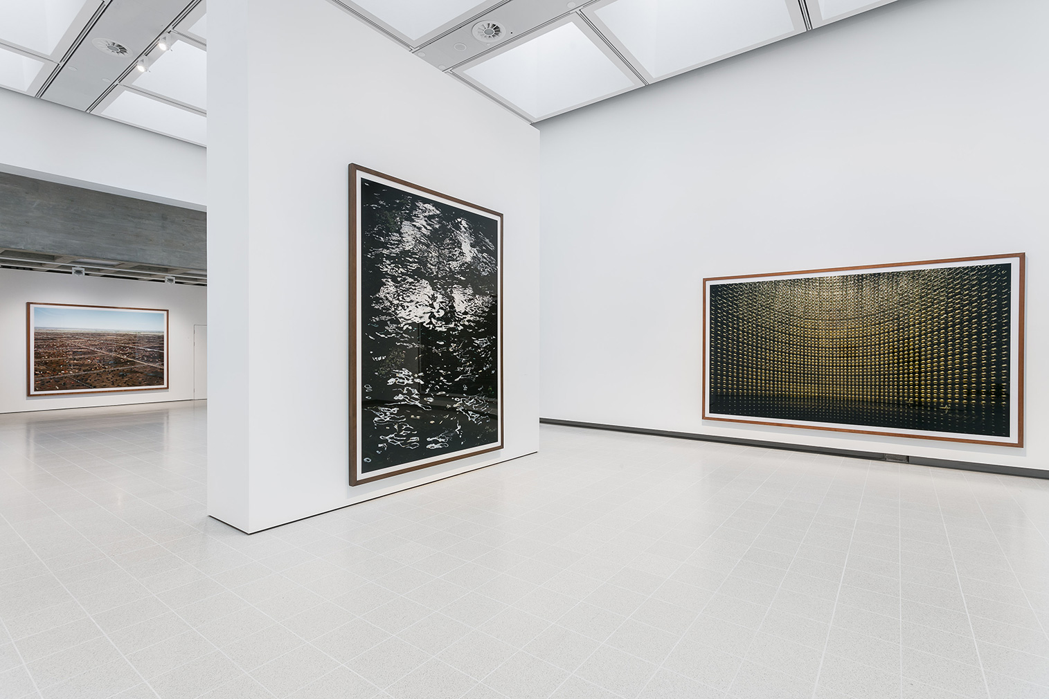 Installation view of the Andreas Gursky exhibition at Hayward Gallery