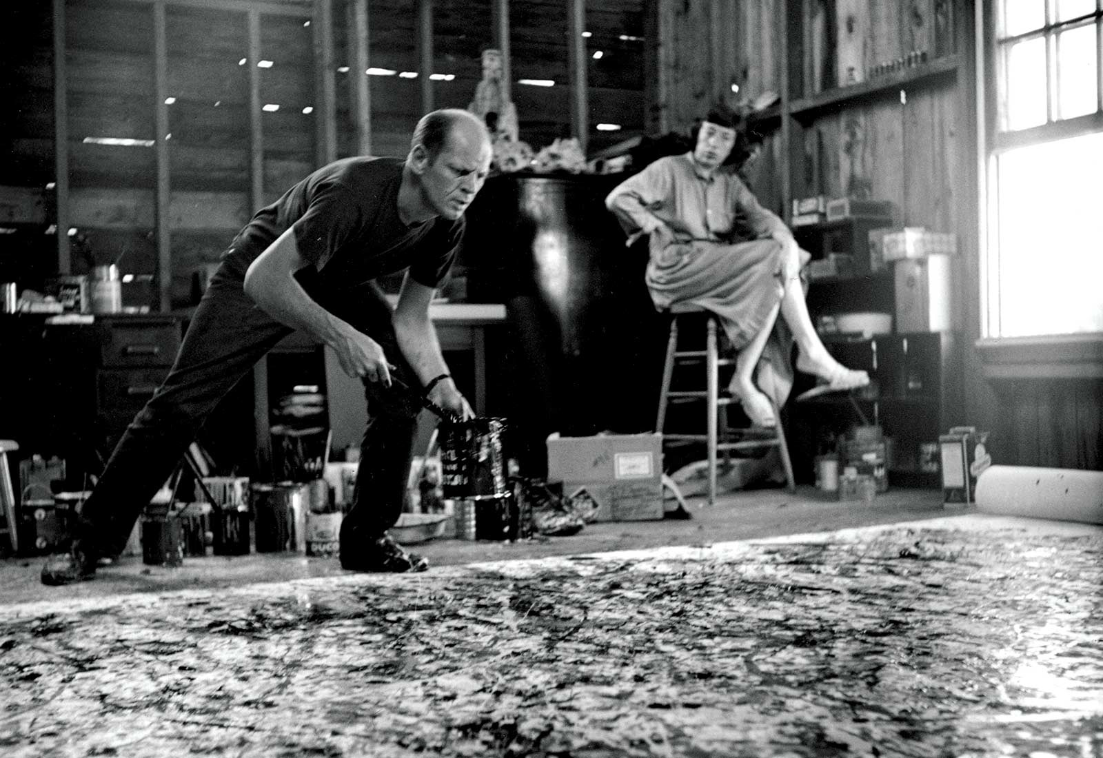 Pollock-Krasner House - the studio of Lee Krasner and Jackson Pollock