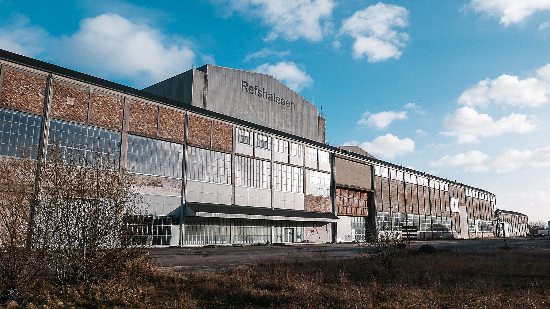  B&W's old welding hall and the framework of the new art centre Copenhagen Contemporary, 2018. Photography: Katrine Jungersen Hansen
