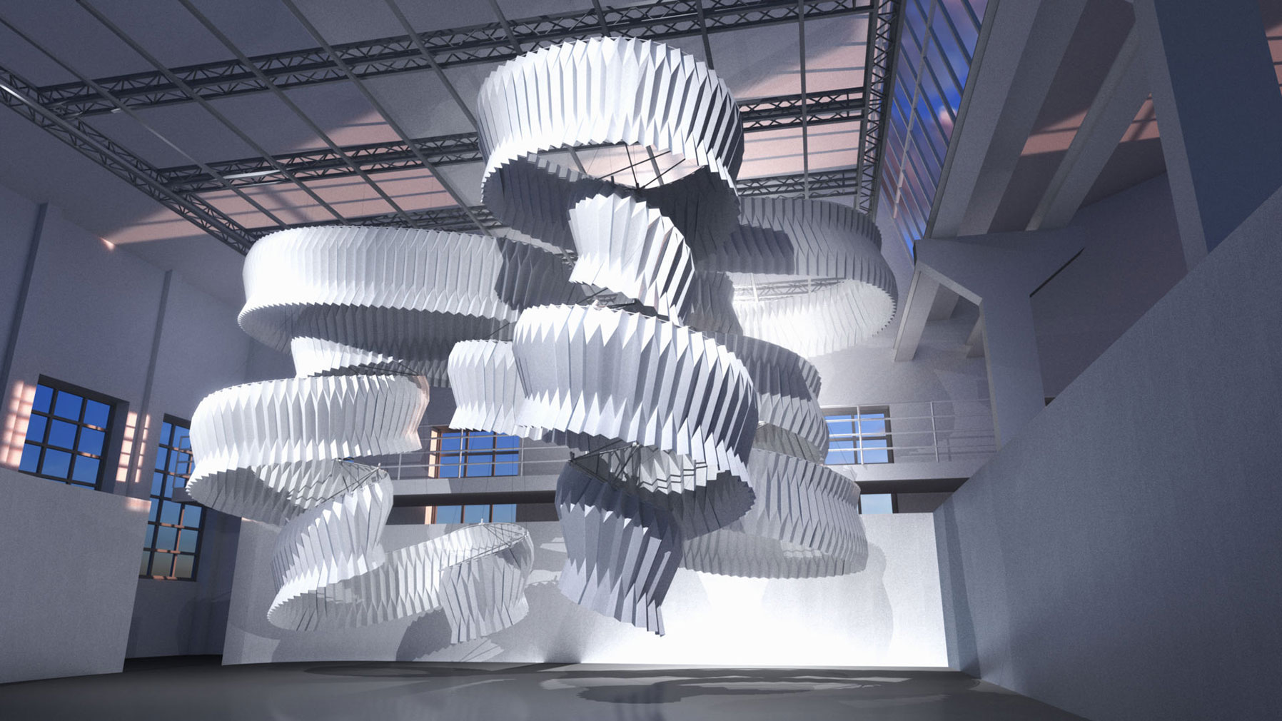 Kengo Kuma and Dassault Systemes' 'Breath/ng' installation at Milan Design Week