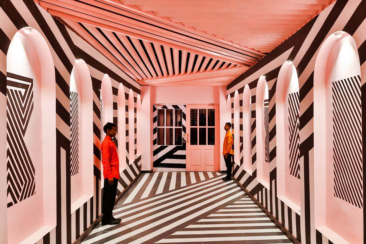 Pink Zebra cafe in India. Photography: Saurabh Suryan - Lokesh Dang for Renesa Architecture Design Interiors