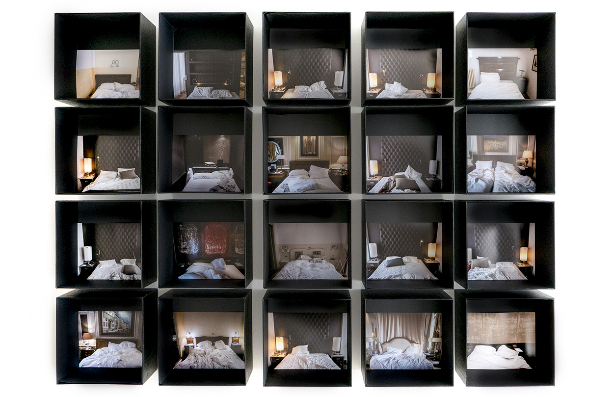 Giulia Dini's photo essay 'Left Behind' featuring empty hotel rooms