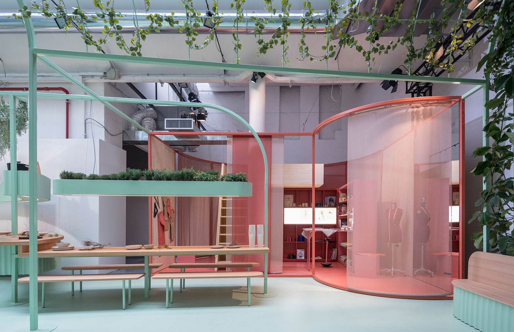 Studiomama's MINI Living - Built By All installation at Milan Design Week