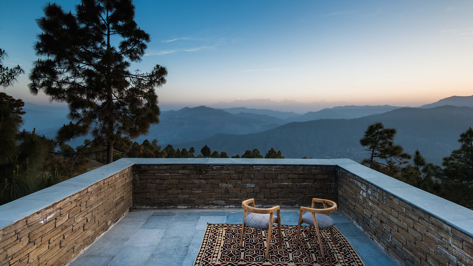 The Kumaon hotel in the Himalayas