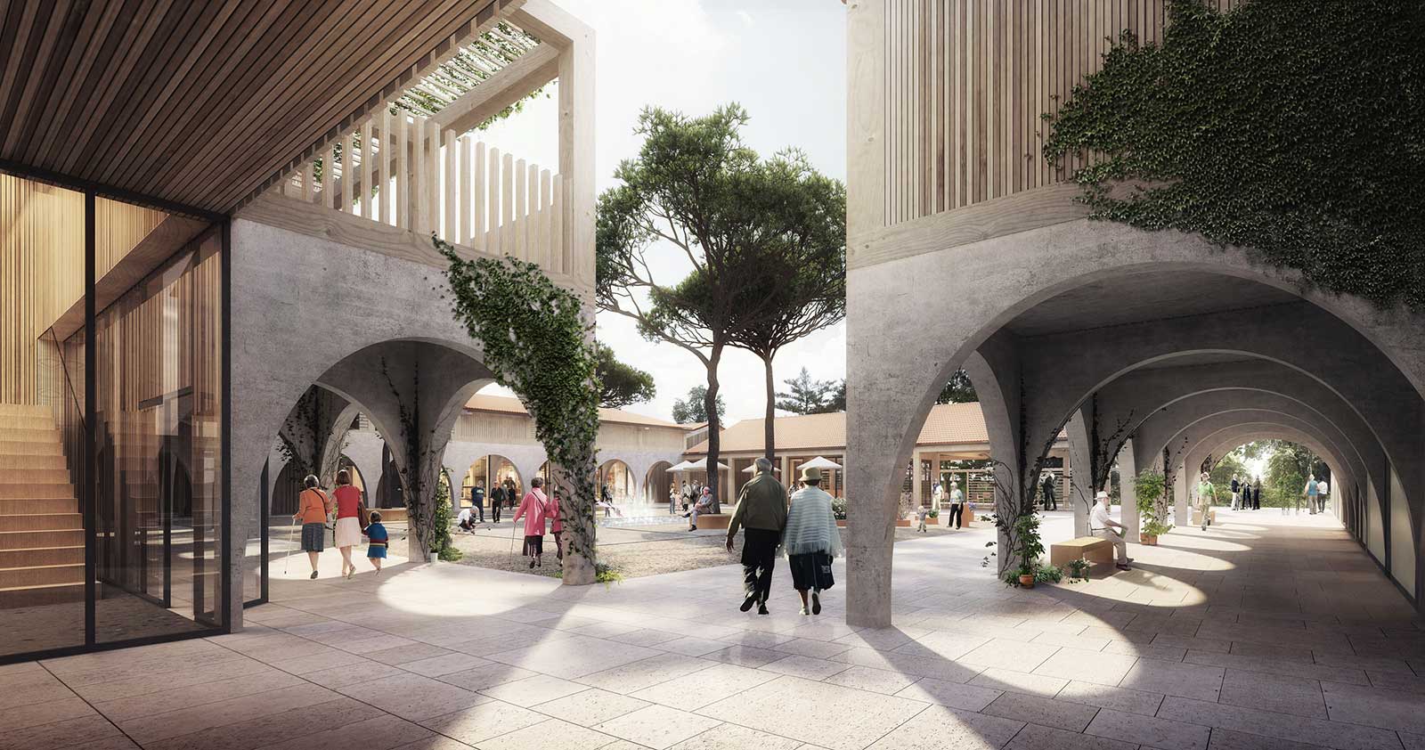 Alzheimers village in France designed by Nord Architects