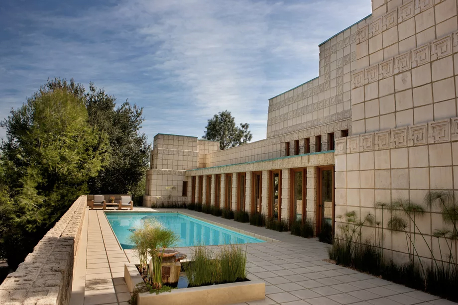 Frank Lloyd Wright’s Mayan masterpiece Ennis House hits the market
