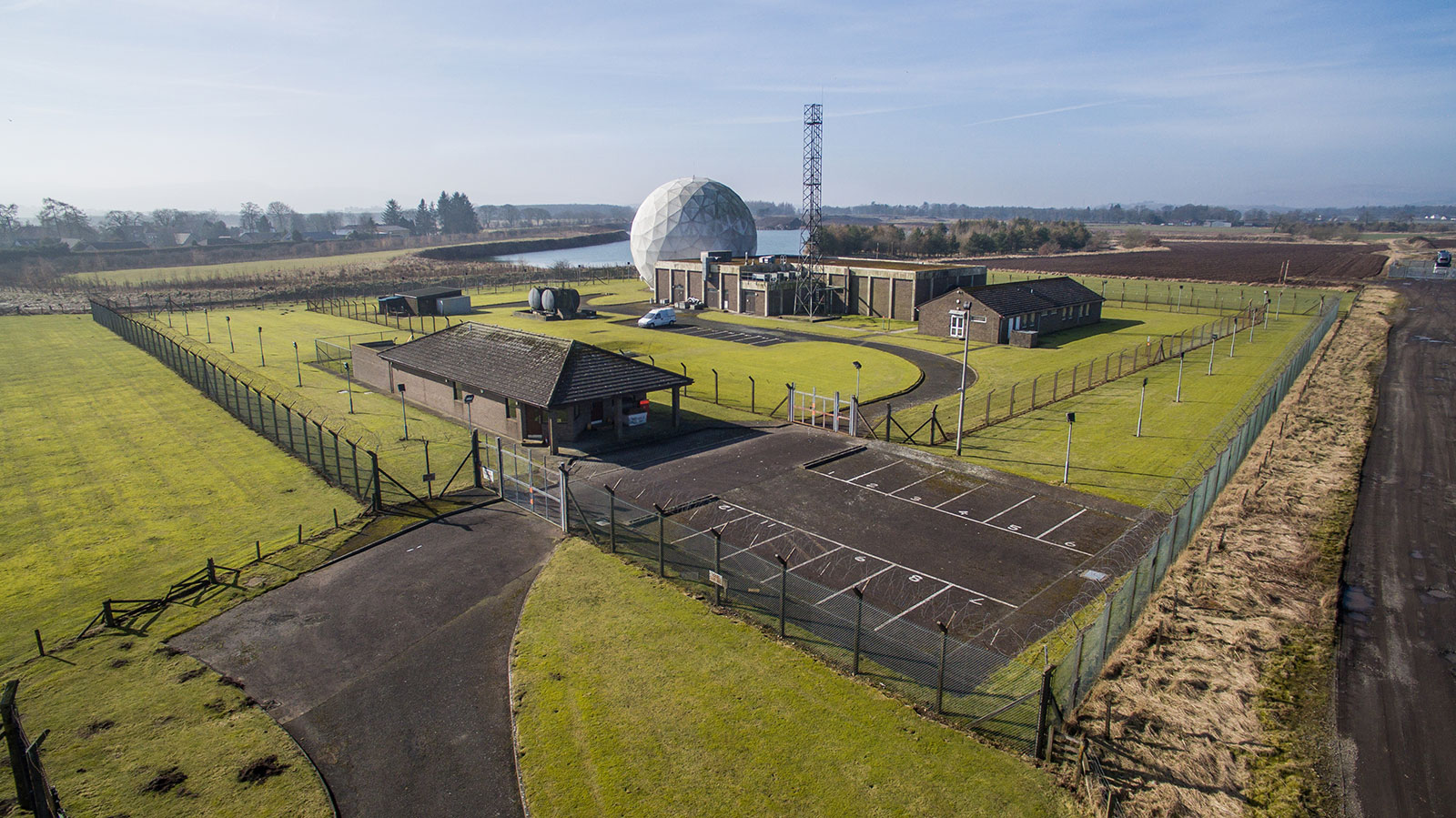 The Golf Ball listening station in Kinross-shire, Scotland