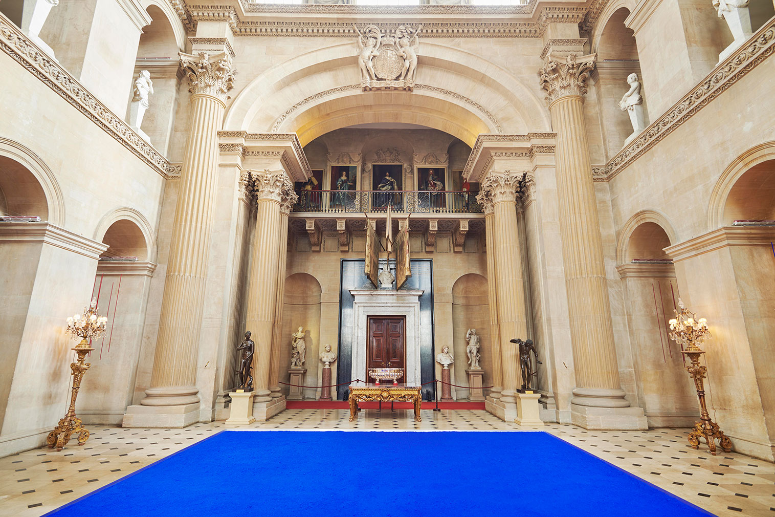 Yves Klein installation at Blenheim Palace