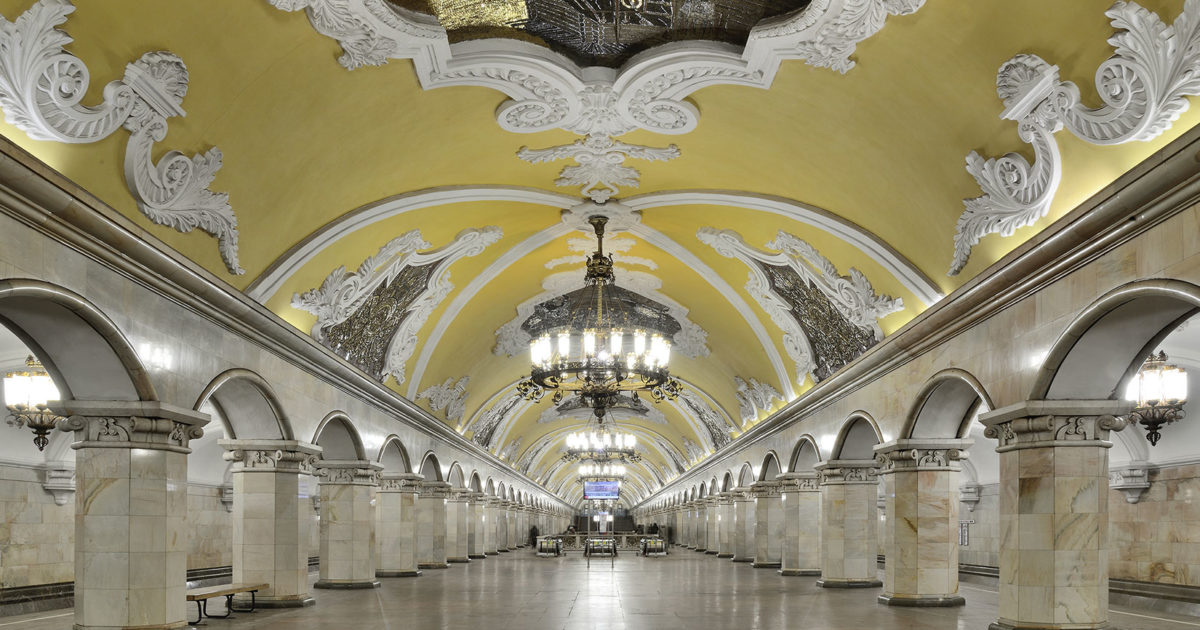 Tour the subterranean palaces of the Moscow Metro