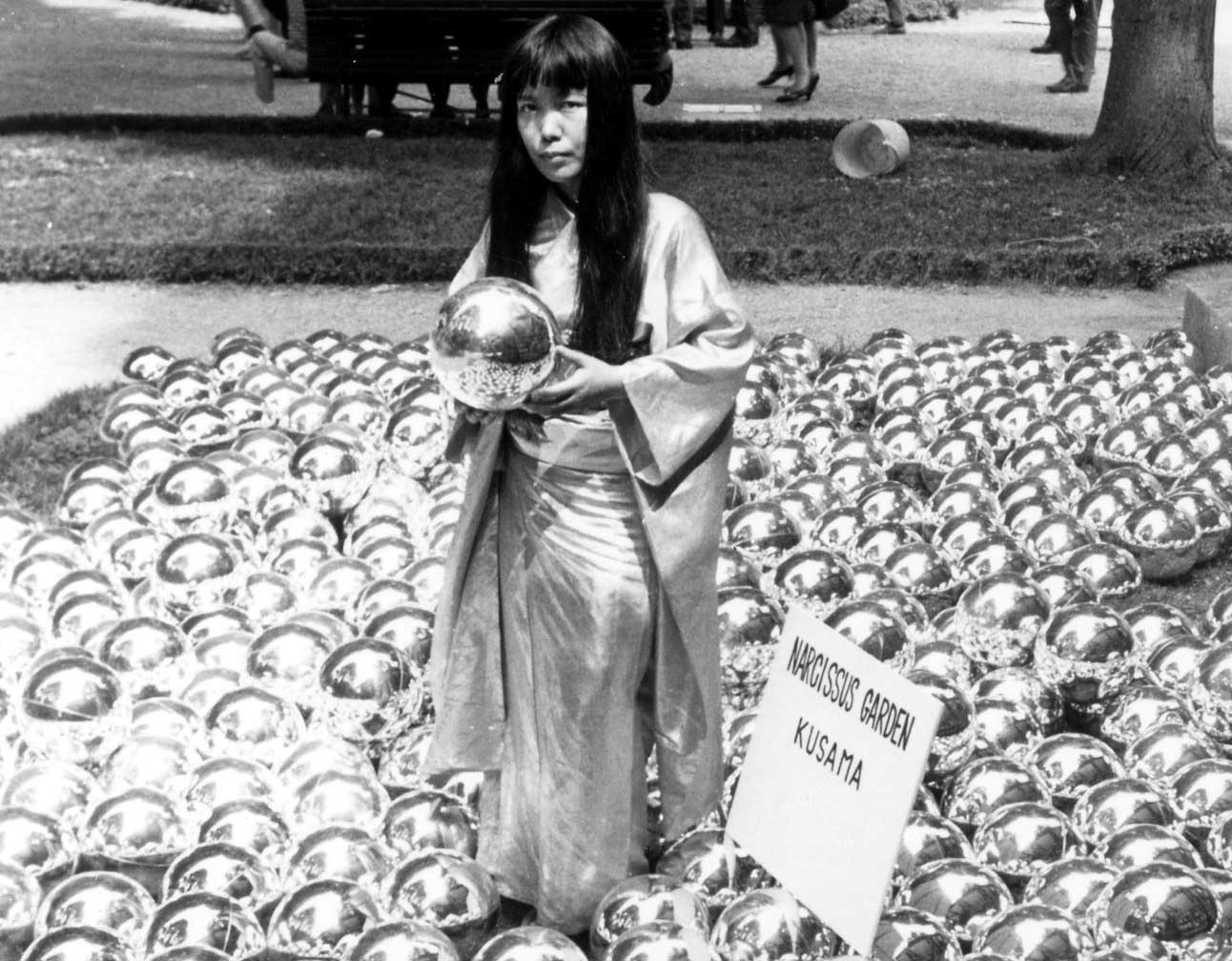 Yayoi Kusama's Narcissus Garden at the Venice Biennale, 1966