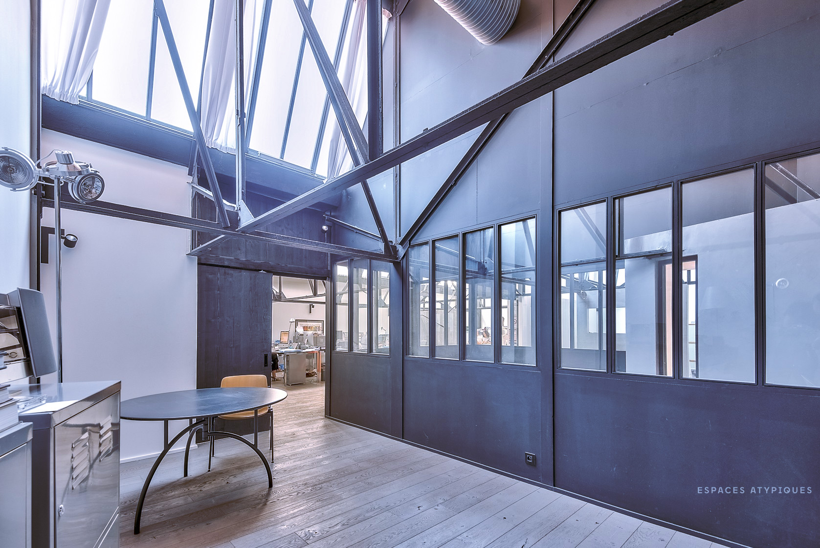 Live/work loft in a converted metalworks near Paris lists for €2.2m