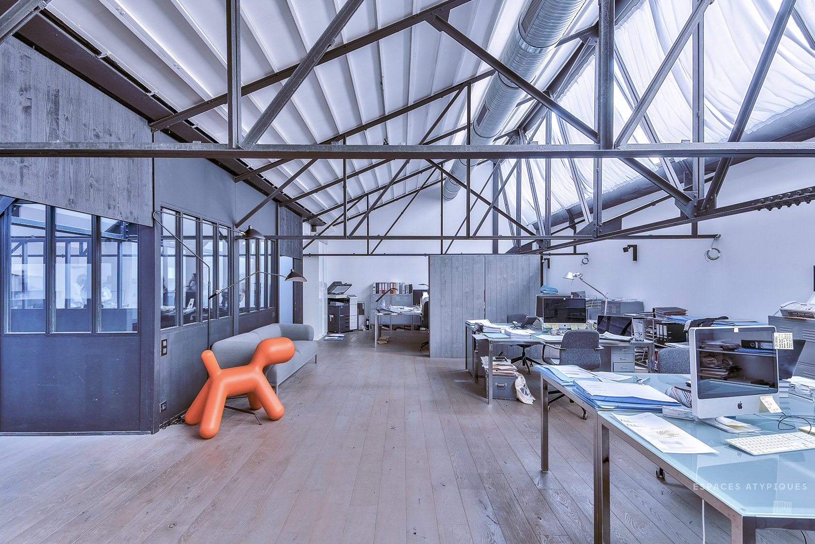 Live/work loft in a converted metalworks near Paris lists for €2.2m