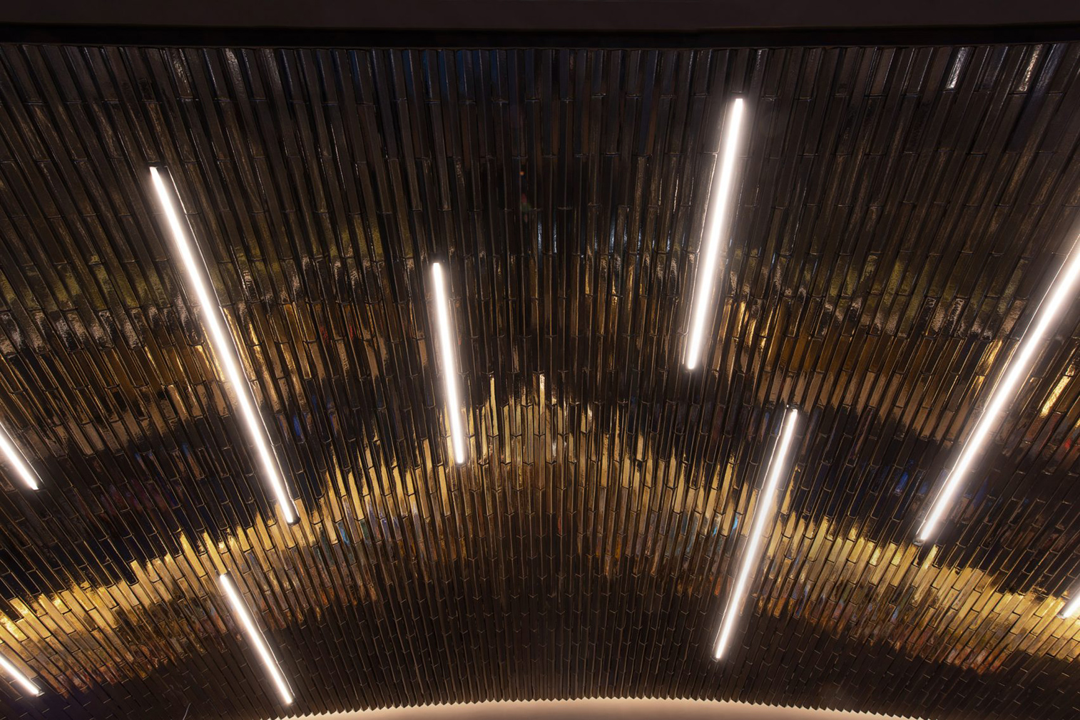 Studio Esrawe designs a glistening bar in Mexico City’s National Stadium