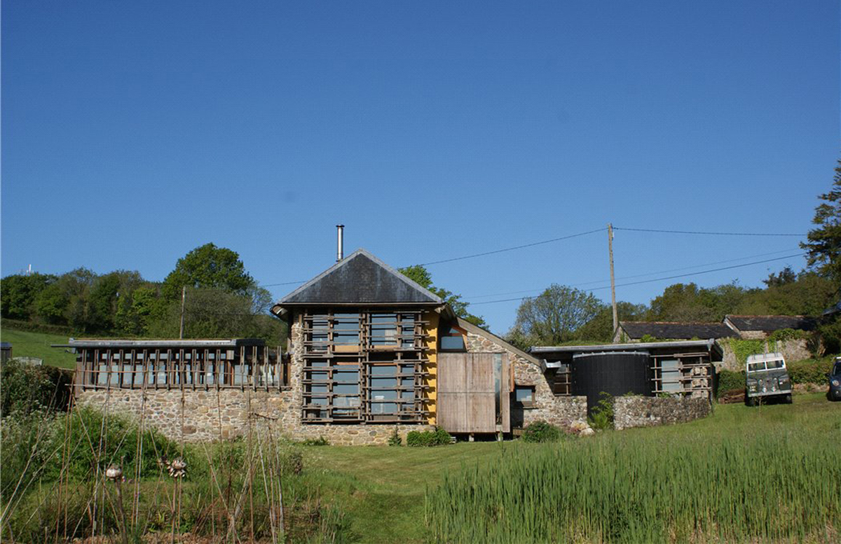 A RIBA award-winning former cattle barn hits the market in Devon