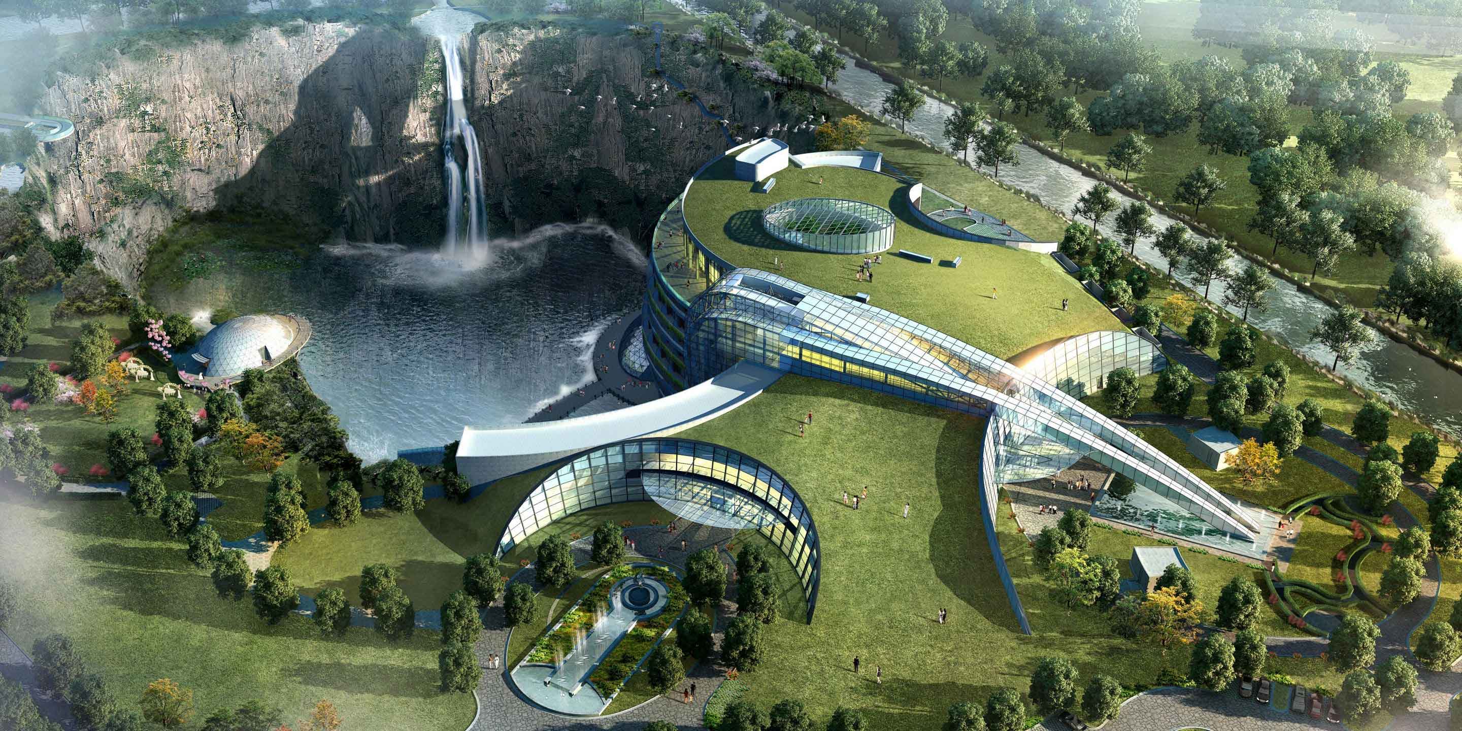 World's first underground hotel in a Shanghai quarry