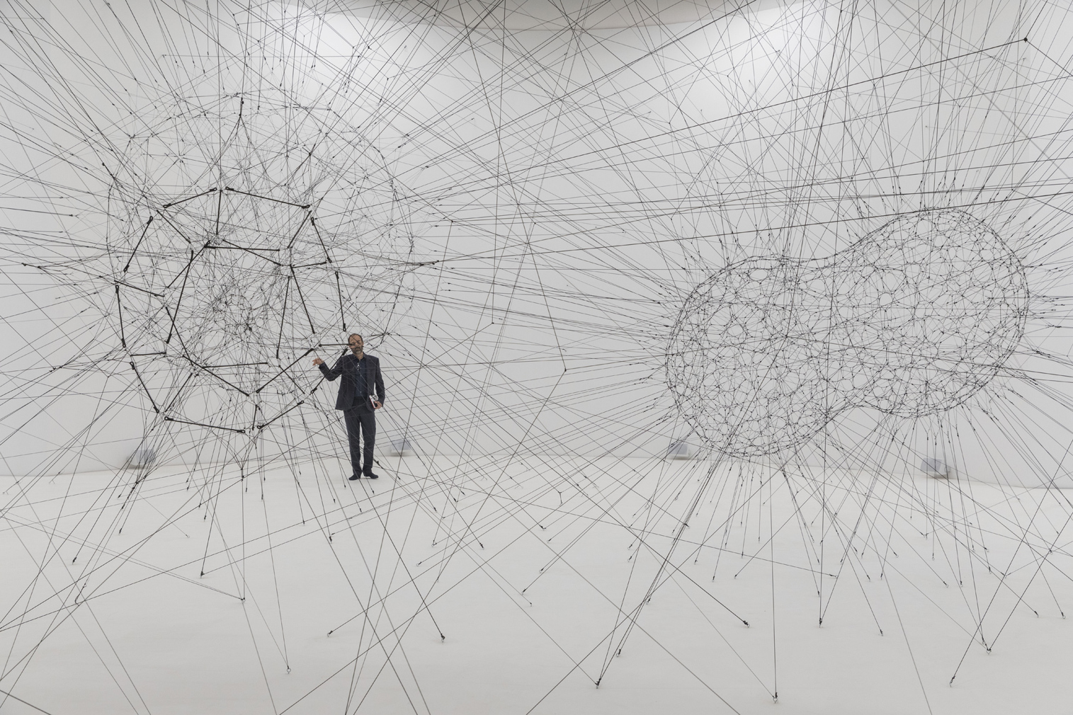 Tomás Saraceno spins a ‘cosmic’ spiderweb inside Paris’ Palais de Tokyo