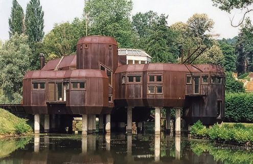 Marc Held’s steel house on stilts lists for €1.7m in Paris