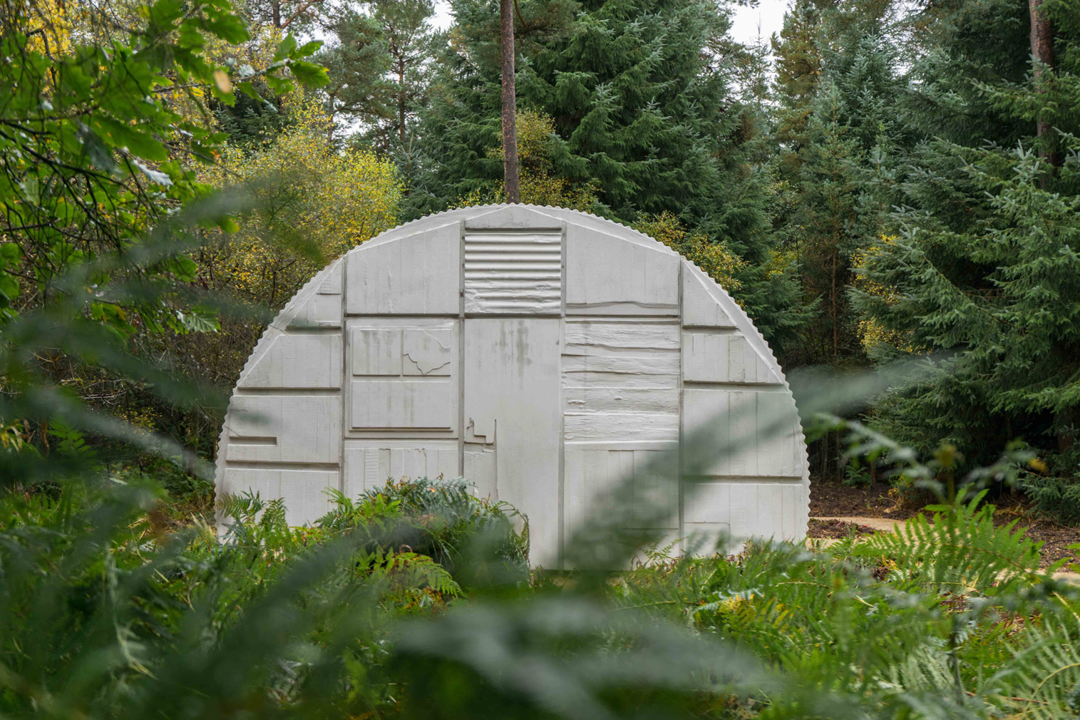 Rachel Whiteread builds a concrete military hut in a Yorkshire forest