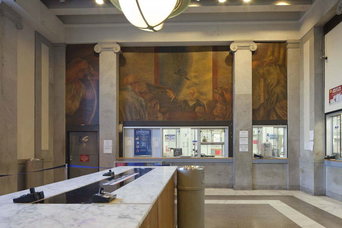 Bronx Post Office murals