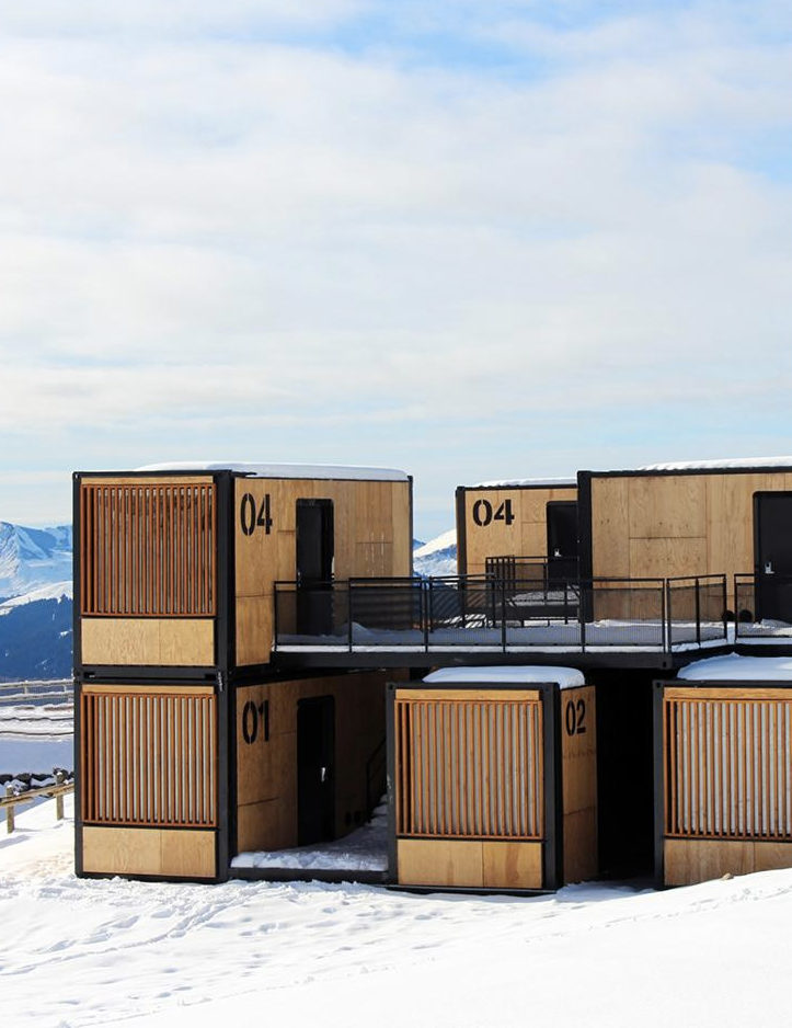 Ora-ïto designs nomadic hotel that can be installed in half a day
