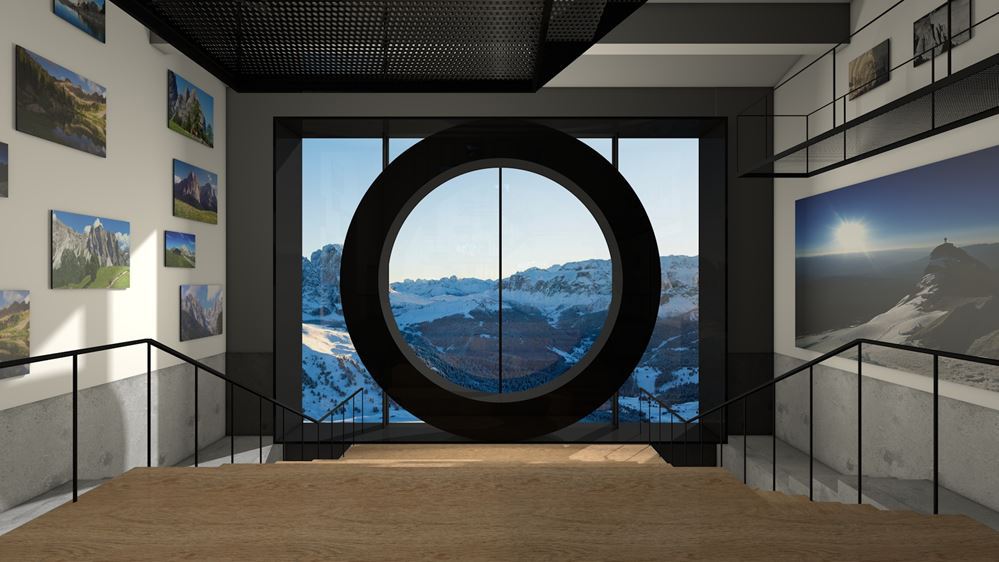 Lumen photography museum opens atop the Dolomite Mountains